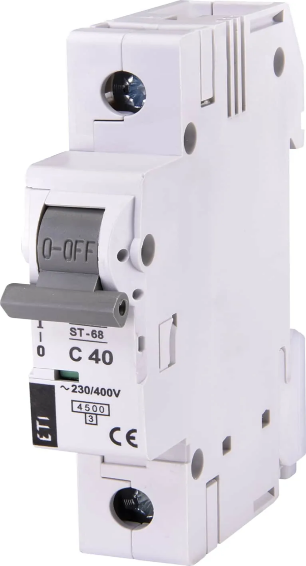 Автоматичен предпазител ETI 1P, C40A, 4.5KA